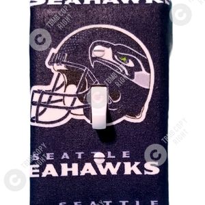 Custom Seattle Seahawks Light Switch Cover